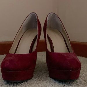 Maroon heels